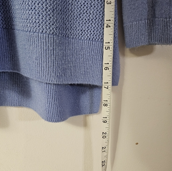 Dana Buchman Cowl Neck Blue Sweater! - Picture 5 of 5